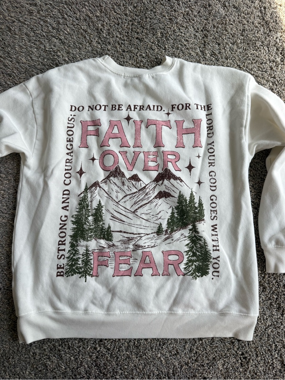Women’s Altard’d State Faith over fear crewneck sweatshirt XS - Picture 5 of 9